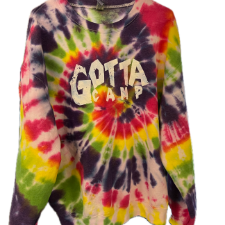 Tie-Dye Crewneck Sweatshirt, Size Large